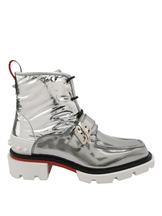 Silver men’s silver Christian Loubitton Boots